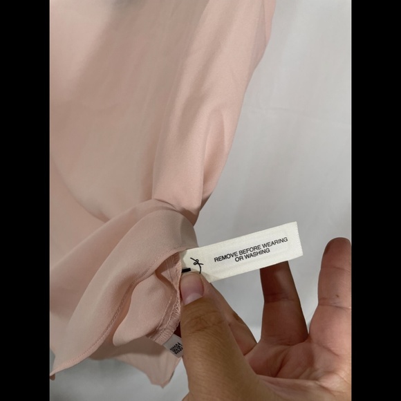 NEW Ann Taylor Pink Sleeveless Chiffon Top Lace XL - Picture 11 of 11